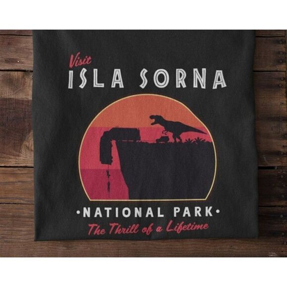 Julia A Other - Jurassic Park T-shirt Isla Sorna Shirt Jurassic World Parody Shirt